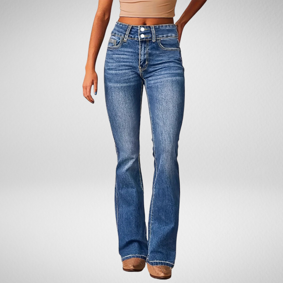 Liora™ | Jeans skinny taille haute moderne